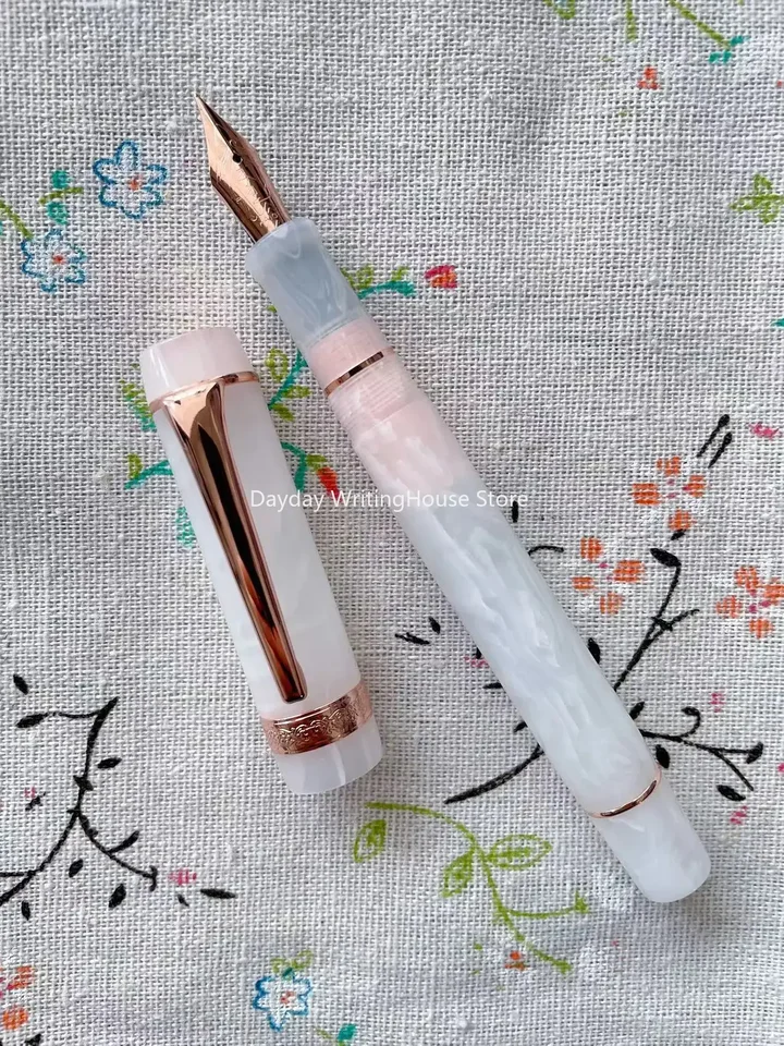 Kaigelu-美しいパターンの万年筆、f、mペン先、筆記インク、オフィス