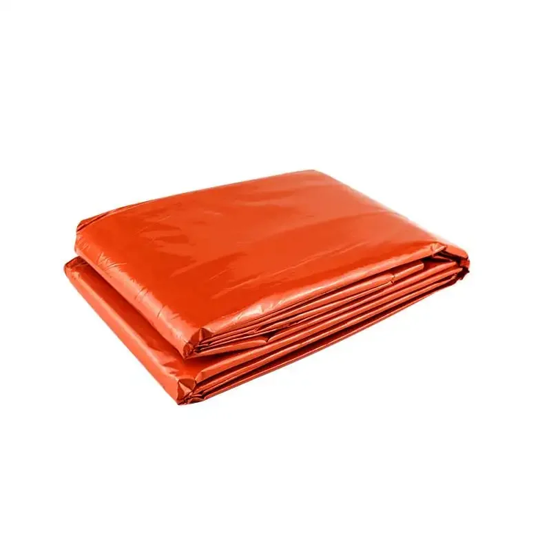 Emergency Thermal Poncho Blanket Lightweight Folding Water Resistant Windproof Sunshade Reusable Portable Camping Mat Pad Cover car sunshade emergency blanket