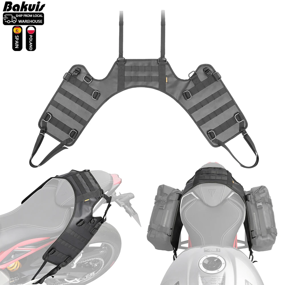 Motocicleta-Saddle-Bag-Base-Fits-Universal-Motors-Back-Seat-Bag ...
