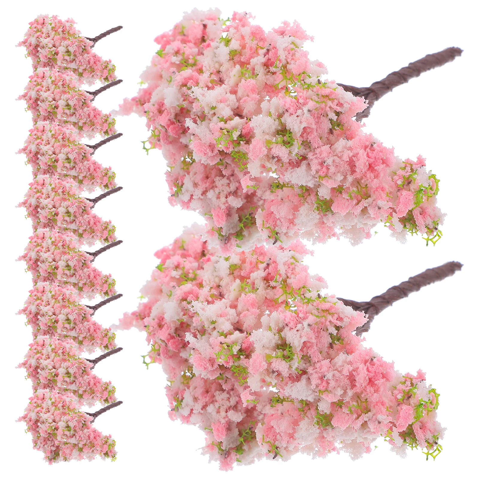 

Artificial Cherry Blossom Trees Mini Lifelike Cherry Blossom Tree Mini Flower Tree for Pot Micro Landscape Home Decoration