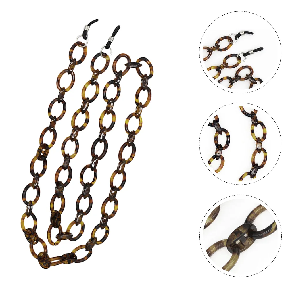 

Anti Drop Glasses Rope Cord Chain Beaded Eyeglass Lanyard Face Mask Holder Acrylic