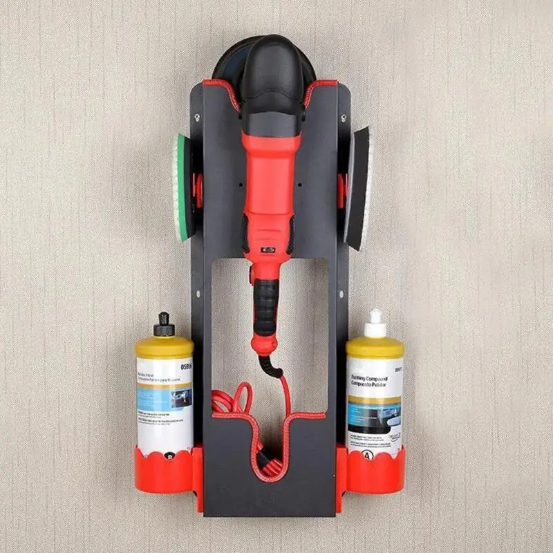 E74E Polisher Holder Wall Mount Polishing Machine Rack Car Polisher Holder
