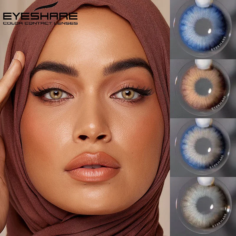 EYESHARE 1 Pair Color Lenses Colored Contact Lenses for Eyes Colorful