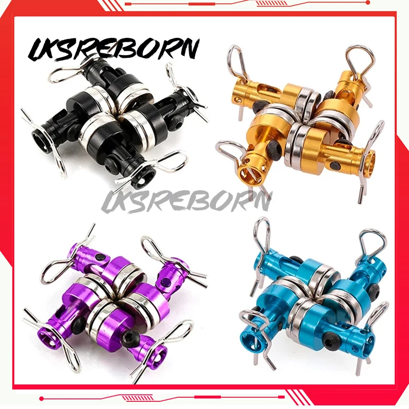 

4PCS/Set Magnetic Stealth Invisible Body Post Mount Contact Shell Column + Clips For 1/10 RC Drift Car TRX D90 HSP Sakura Redcat