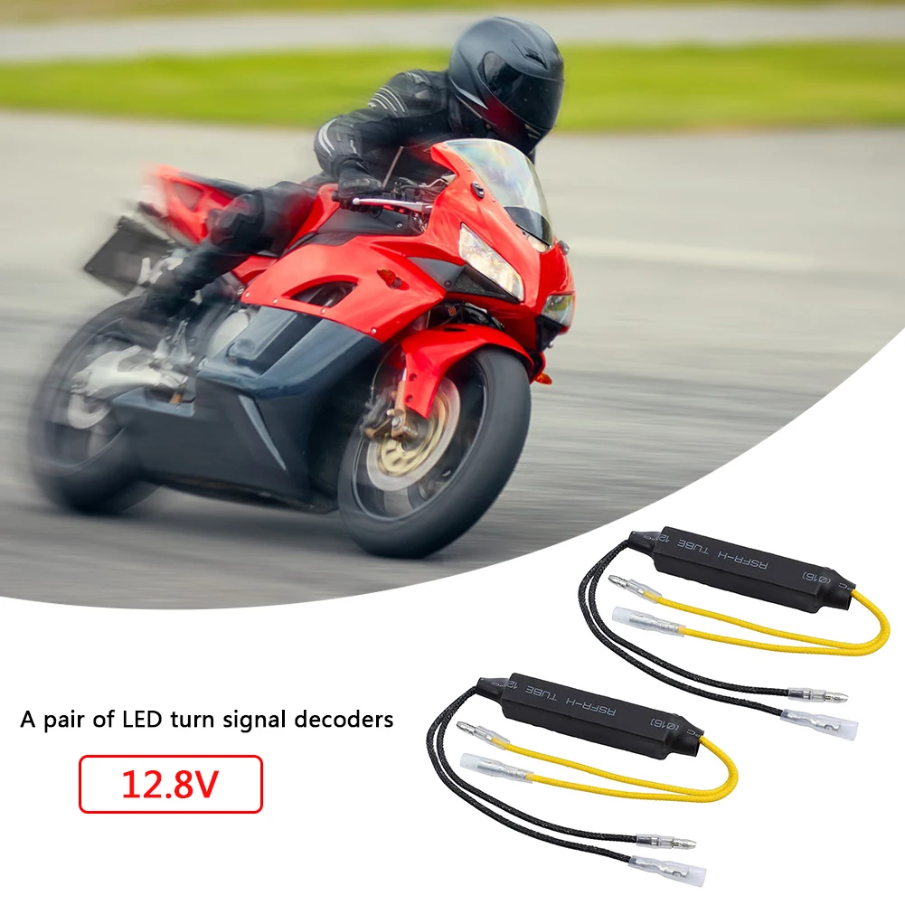 12V 21W Resistance Decoder 26 Ohm Load Decoding Resistor LED Indicator Load Resistor for Motorcycle Flashing Turn Signal Lights