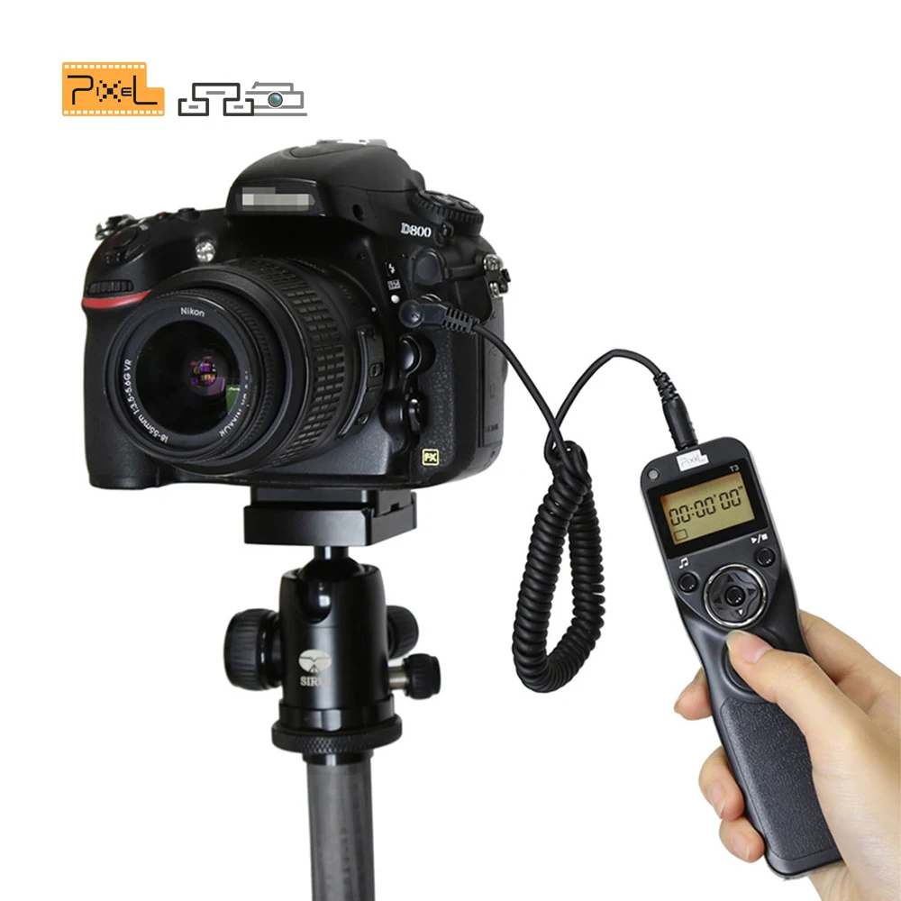 Pixel t3 Controle Remoto Obturador Liberação Cabo para Canon Nikon Sony Vídeo Shooting Fotografia Acessórios - Image 6