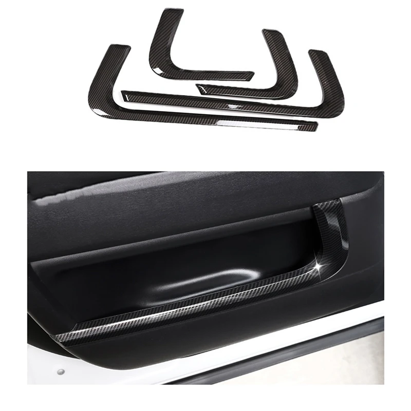 

For Range Rover Sport 2014-2022 Carbon Fiber Pattern Inner Door Strip Cover Trim Accessories