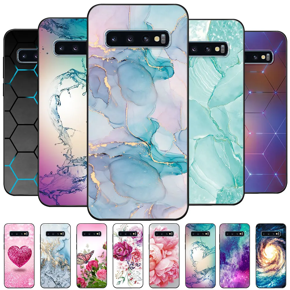 Per Samsung S10 5G Custodia S10E S10 Lite Plus Custodia Morbida In Silicone Moda Per Samsung Galaxy S 10 S10E Cover Posteriore Carina Fundas