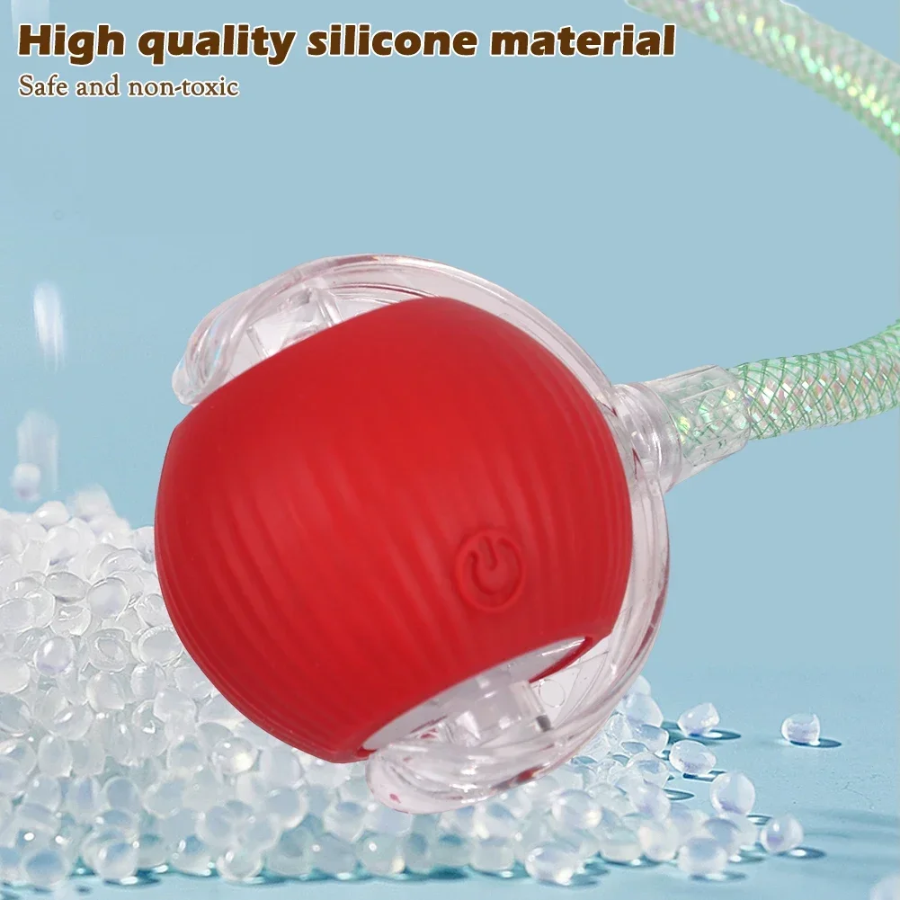 Intelligent Automatic Teasing Cat Ball Durable Chew-resistant Rolling Ball Fake Tail Electric Cat Ball Pet Interactive Play Prop