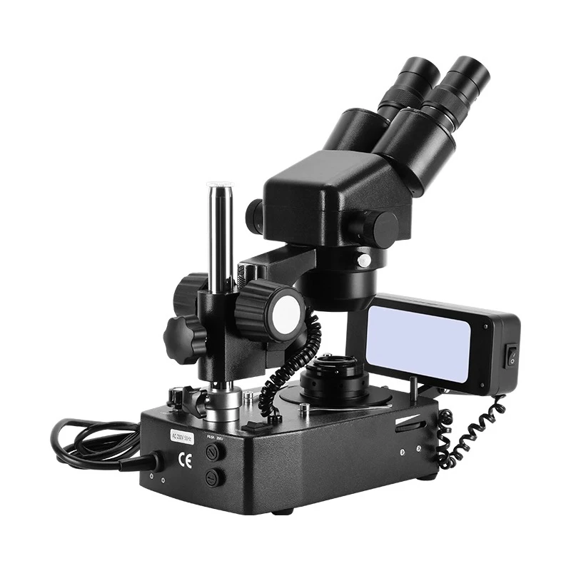 

High quality jewelry optical tools super clear objective lens gemological binocular microscope for diamond