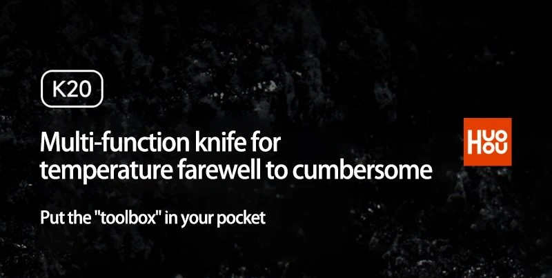 Gadgetoo Huohou K20 20-In-1 Multi Tool Pocket Folding Knife Pliers Scissors Saw Screwdriver Outdoor Survival Multi-Functional Hand Tool