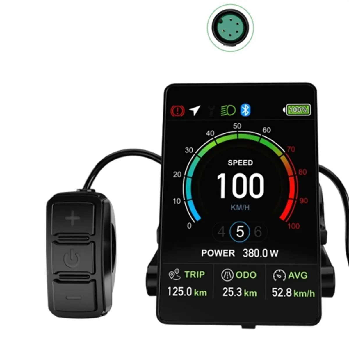 (CLOS) 전기 자전거 디스플레이 VD04 Bafang 모터용 블루투스 디스플레이 5핀 방수 EBike 패널 Ebike 부품 UART 프로토콜