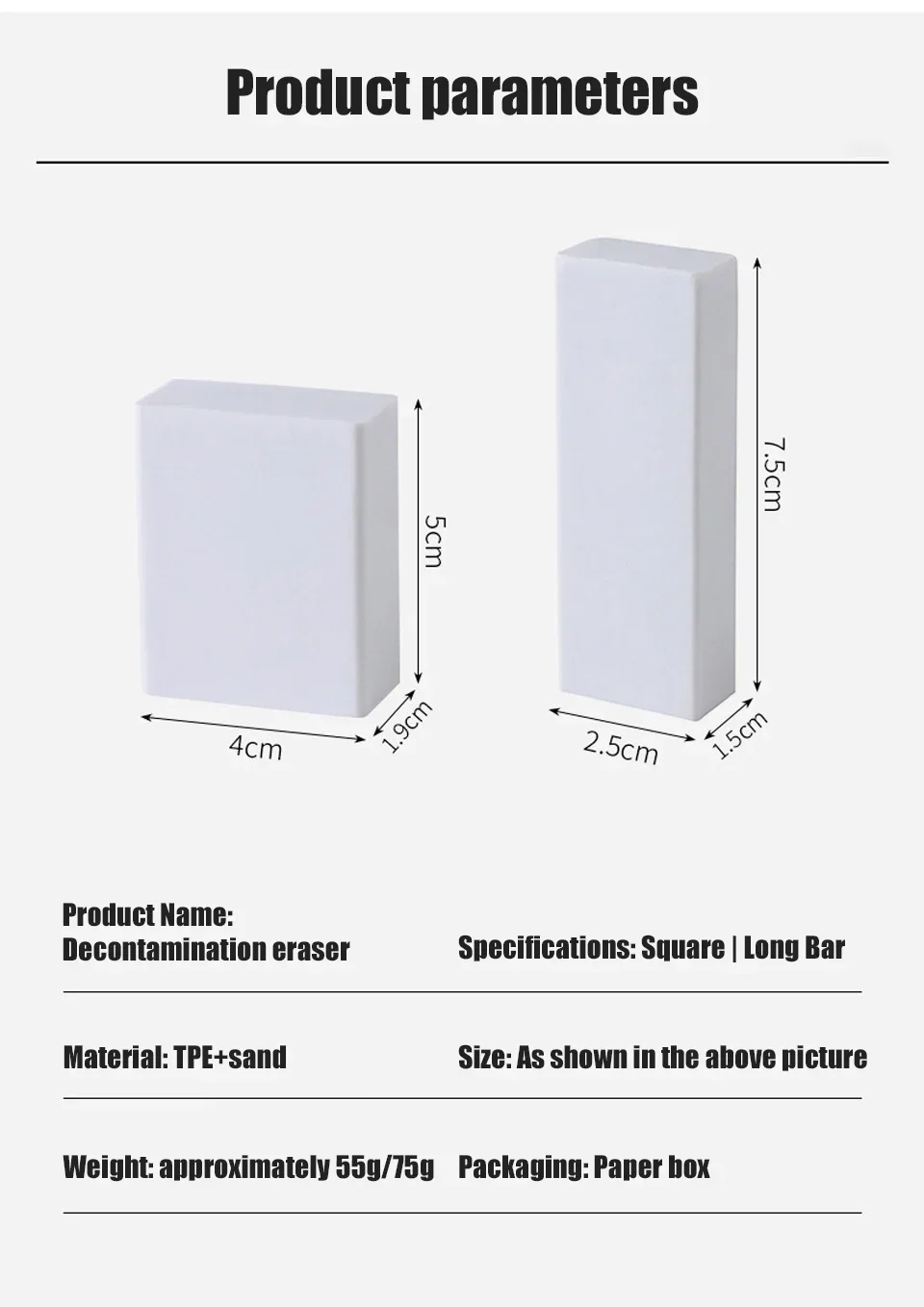 Portable Shoe Eraser Cleaner for Sneakers, Suede & Leather - Waterproof Decontamination Gum for White Shoes & Shoe Shine 6