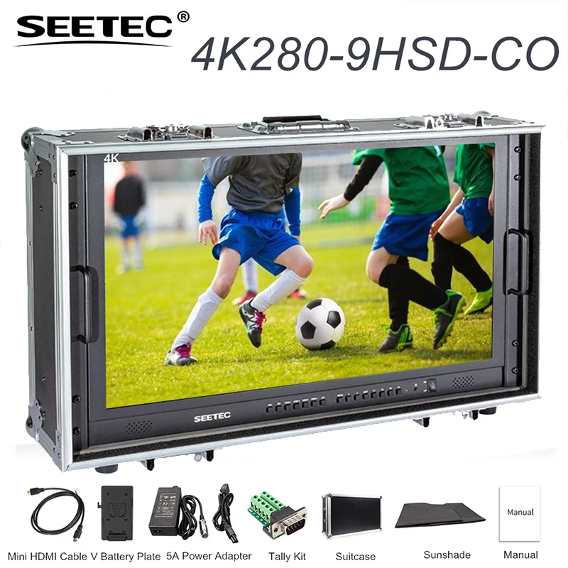 Seetec 4K280-9HSD-CO 28-дюймовый 4K Ultra-HD ретрансляционный режиссерский монитор для