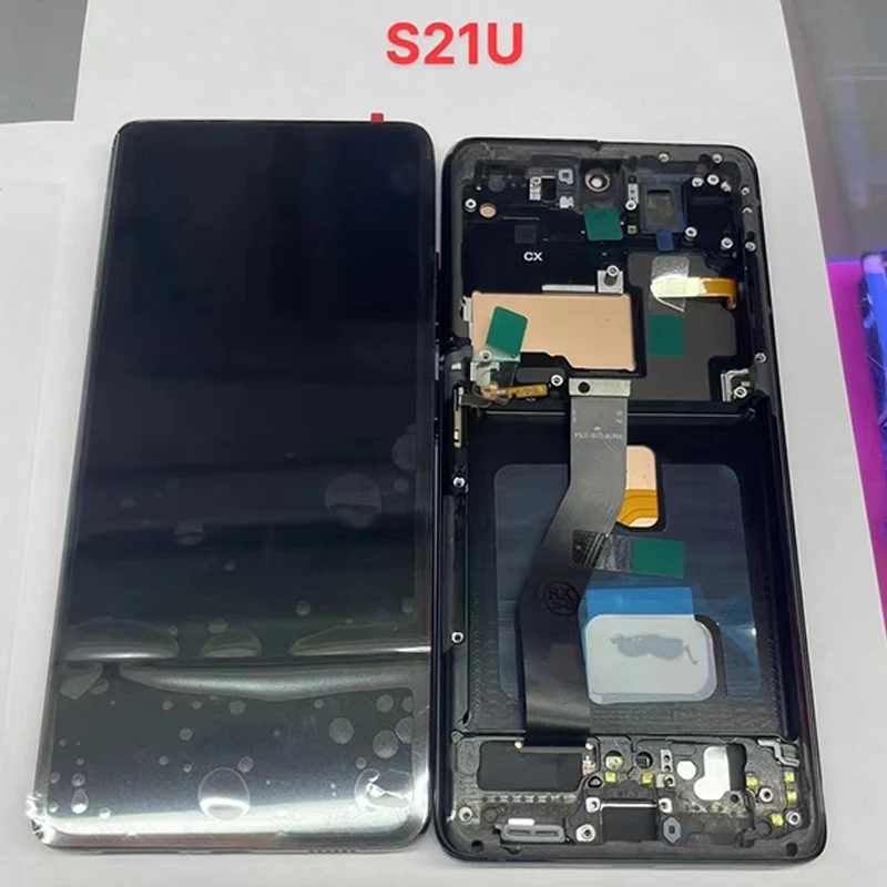 

OLED качественный для Samsung Galaxy S21 Ultra 5G Lcd G998F G998F/DS дисплей с сенсорным экраном дигитайзер для Samsung s21 Ultra LCD G998B