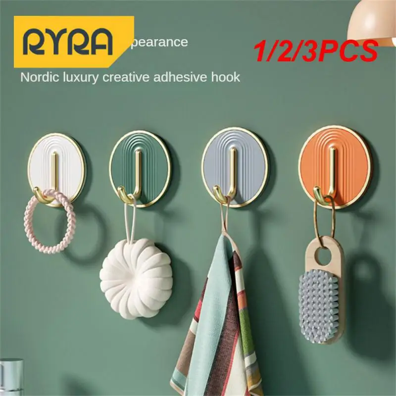 

Роскошный крючок с позолоченным покрытием, износостойкий безопасный материал, стабильная структура, яркая нагрузка, маленький размер, крючок, 1/2/3 шт.