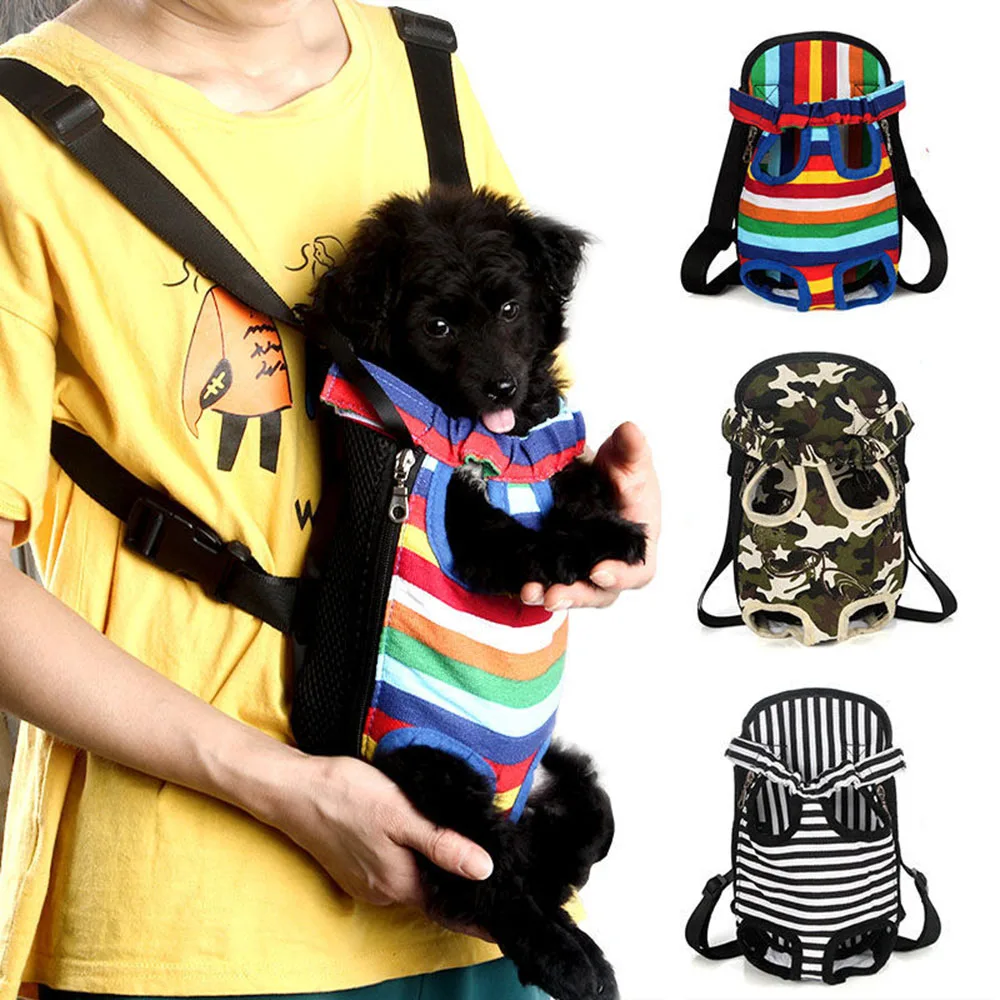 Pet Carrier Backpack Hands-Free Travel Bag for Small Dog Puppy Cat Walking Hiking Bike Motorcycle