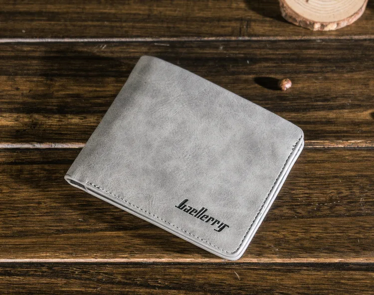 Men Genuine Leather Slim Wallet with Multi-Card Holder