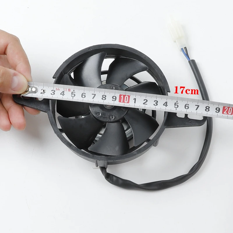 Motorcycle Cooling Fan 200cc 250cc 300cc Motorcycle Cooling Fan 120mm Dirt Pit Bike Motorcycle ATV Quad Oil Cooler Water Radiator Electric 12V