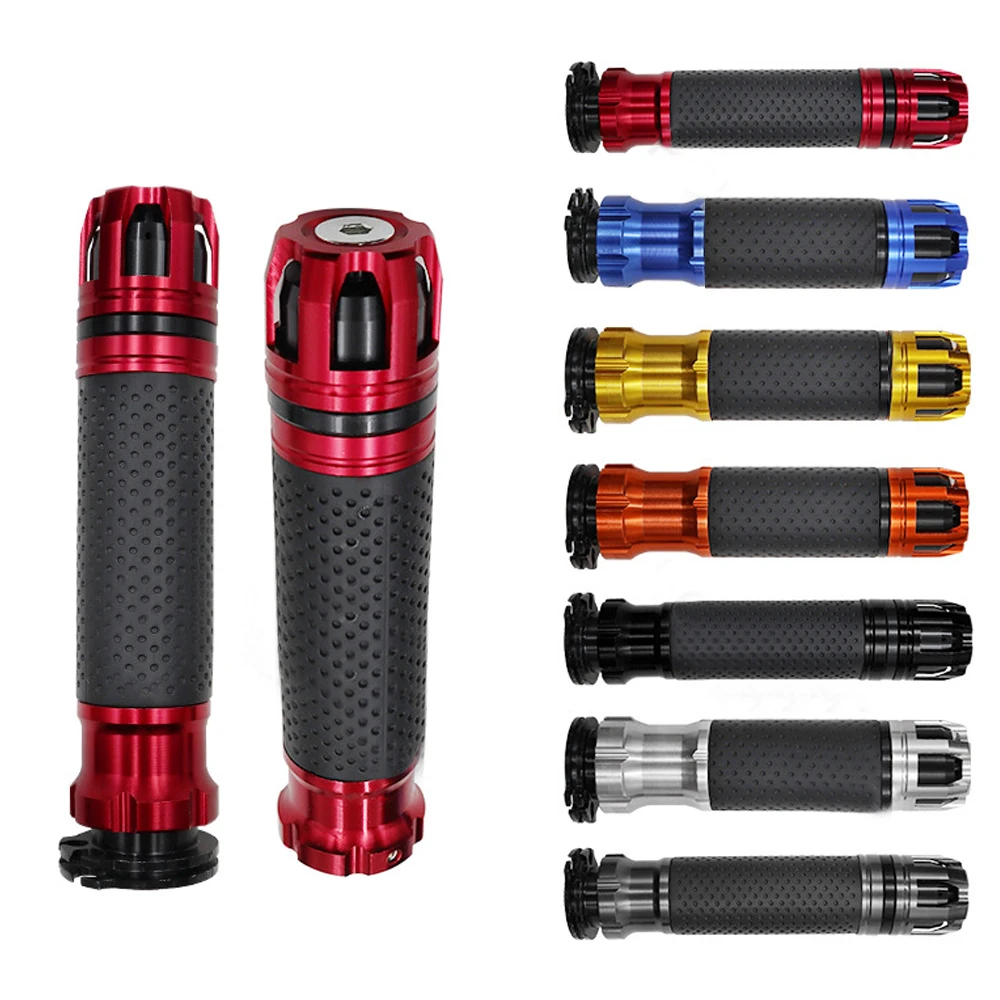 

New Motorcycle Grips Hand Rubber Pedal Biker Handlebar Clench Modified Handle Throttle Turn Grip Settle Handle Grips 22mm