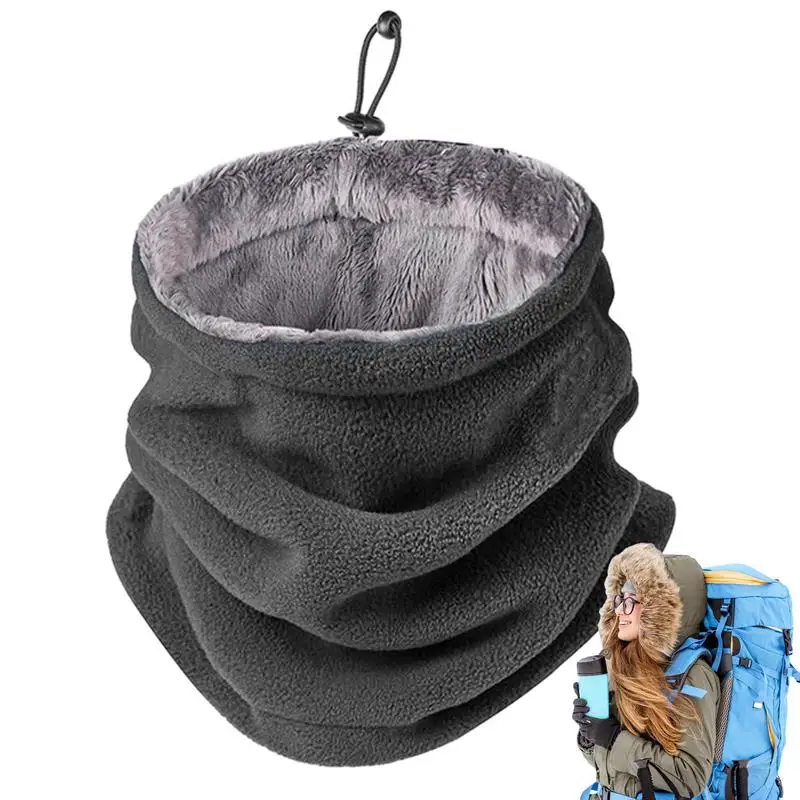 

Зимняя теплая гетра для шеи, термобандана, чехол для лица, полуфлисовая маска для пеших прогулок, велоспорта, бега, спорта, лыжного спорта, шарф-труба для женщин, мужчин и детей