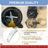 2PCS Replacement Paddle Blade for Ninja Creami NC300 Series , Mixing Blade Paddle NC301, CN305A, CN301CO Silver 3