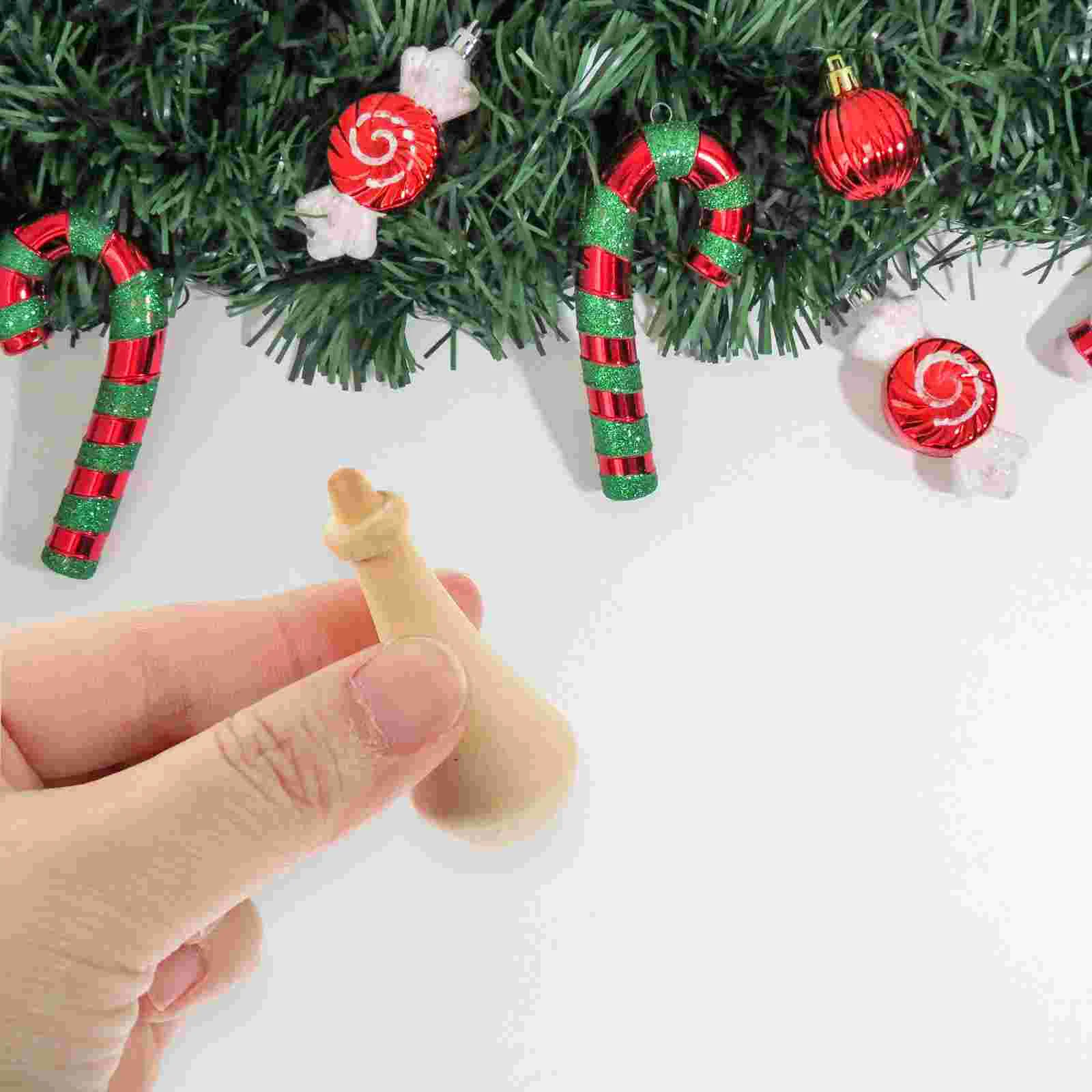 

10 Pcs Christmas Toys DIY Blank Painted Graffiti Tree Wooden Pendant Home Decoration Ornaments Decors Cake Decorations Child