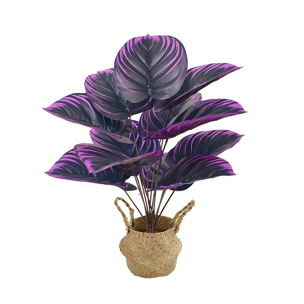Purple Leaf Decorative Artificial Plant