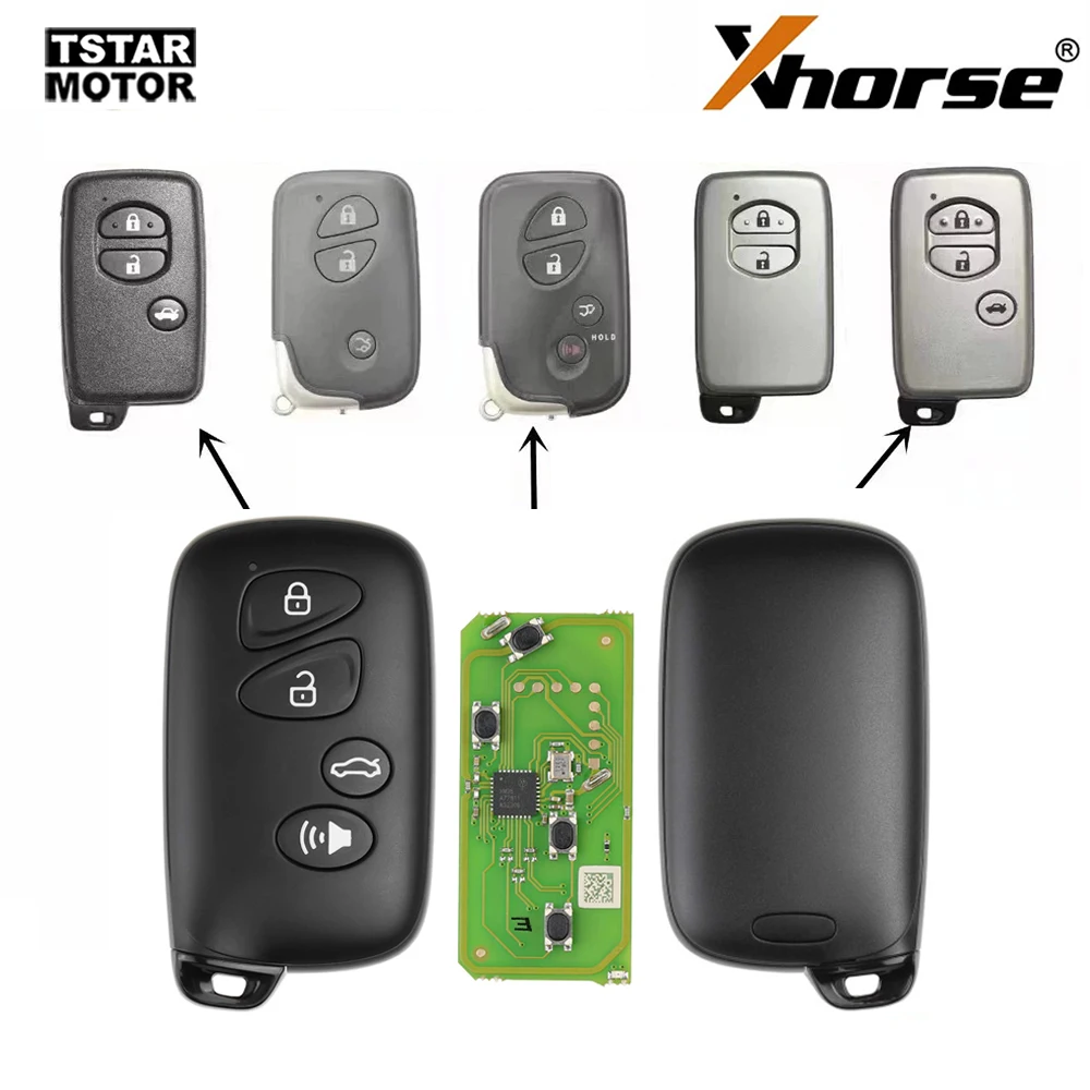 Key Shell Case for VVDI XM38 Toyota Lexus Smart XSTO03EN Remote car remote key case