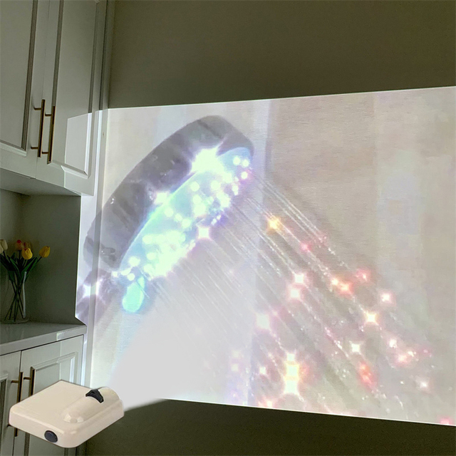 Party Backdrop Projection Lamp Birthday Party Background Wall Photo Props Landscape Projector Light Room Lights Decor