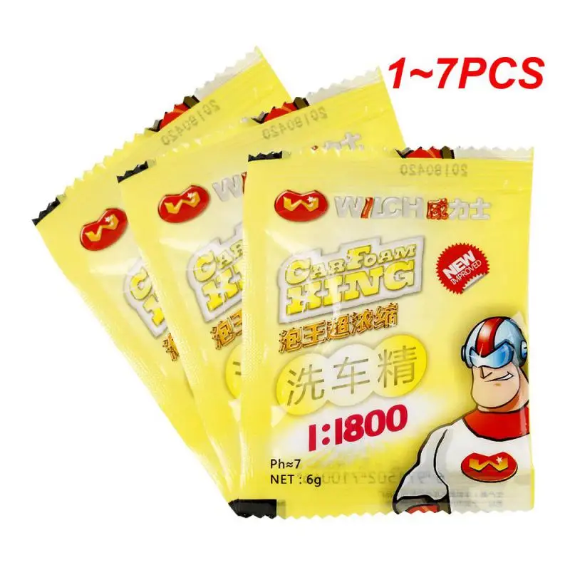 

1~7PCS Car Wash Powder Car Windshield Glass Condensed Effervescent Tablets Multifunctional Car Soap Powder Windshield Cleaning