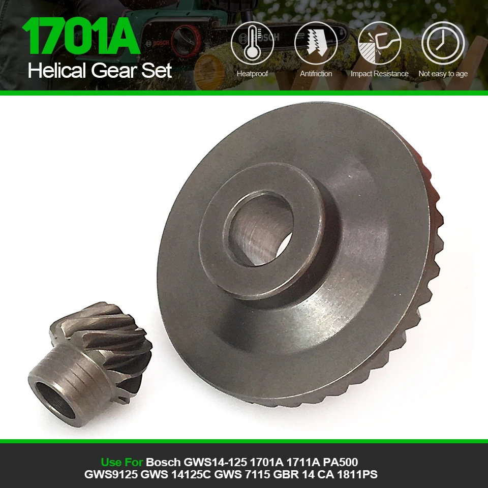

1Set Replace Gear Bevel Pinion For Bosch 1701A 1711A 1811PS 1607000D4Y Accessories Power Tools Spare Parts Fast Shipping