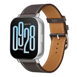 Elegant Leather Bracelet Loop Wrist Strap - Premium 22mm Accessory Band for Realme Watch S S Pro (Color 8)