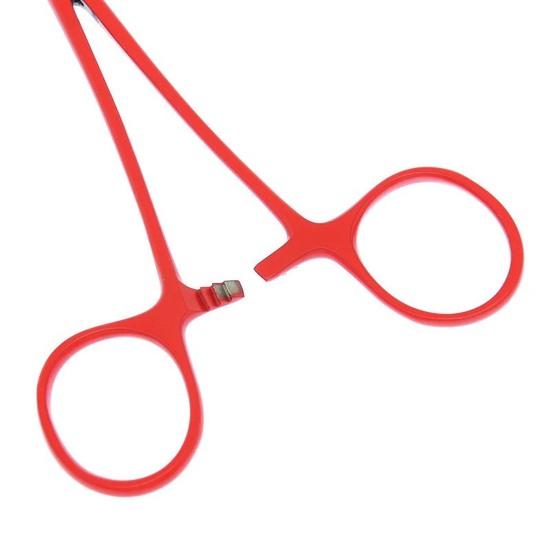 12.5 cm Pets Straight Curved Bent-nose Locking Elbow Scissors Pliers Stainless Steel Dogs Hemostatic Forceps Clamp Pliers D0001A dog grooming scissors dog grooming scissors kit