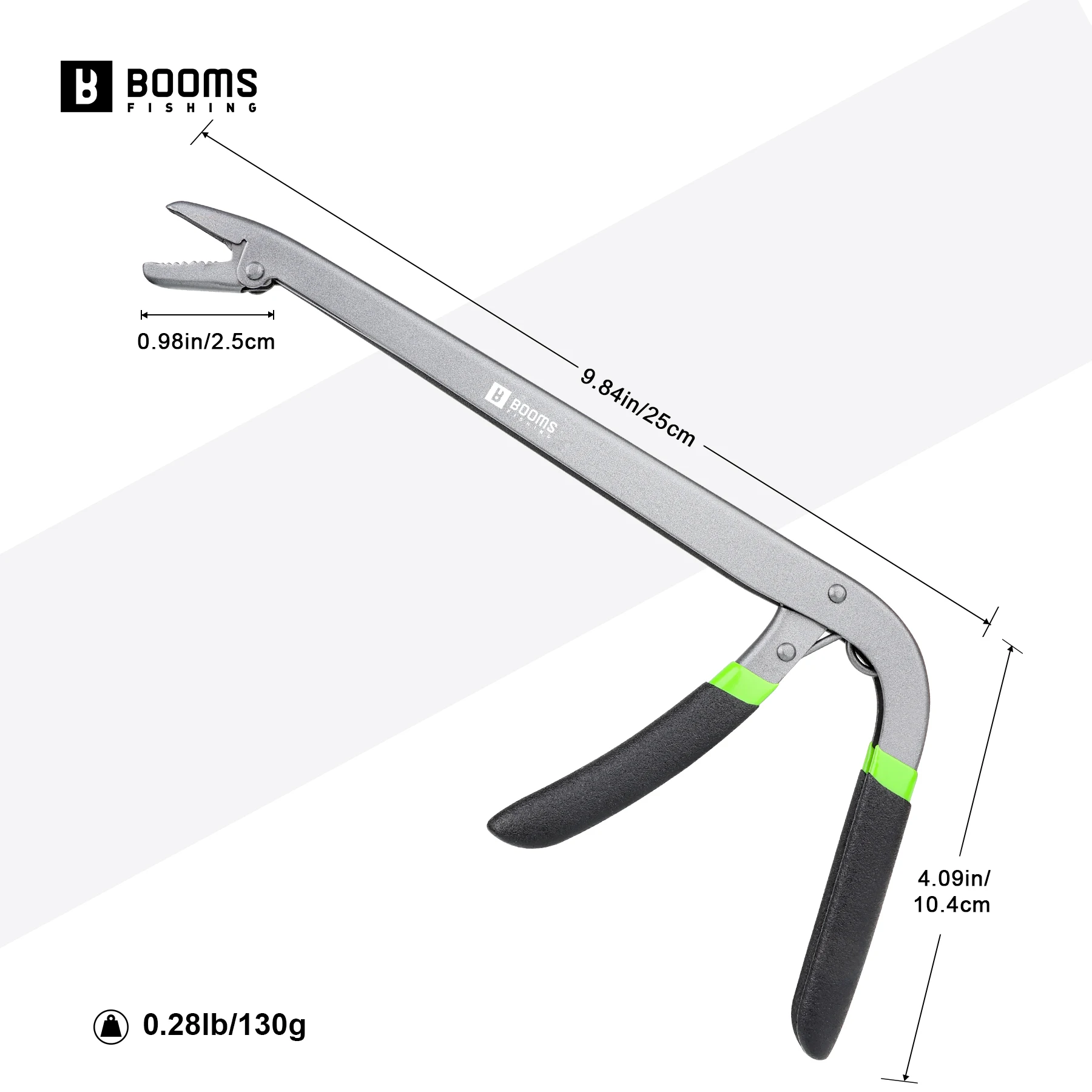 Décrocheur poissons acier carbone 25cm résistant corrosion pêche mer Booms R01
