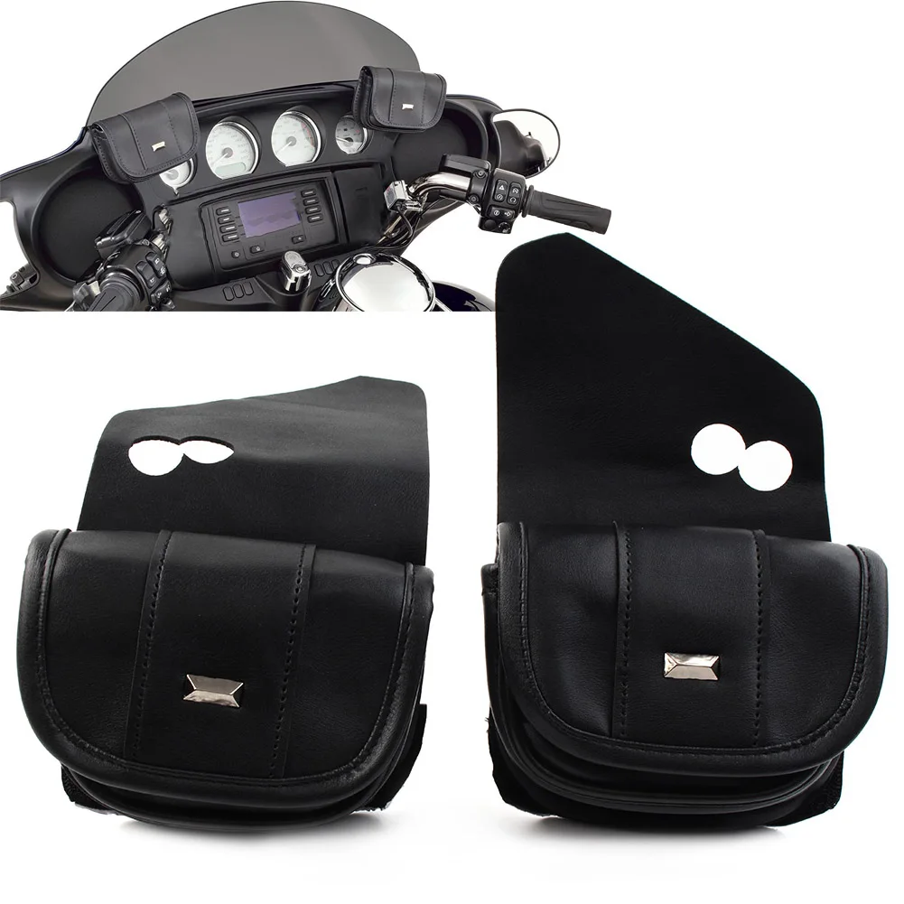 Borsa a 3 Tasche per Parabrezza per Harley Touring 1996