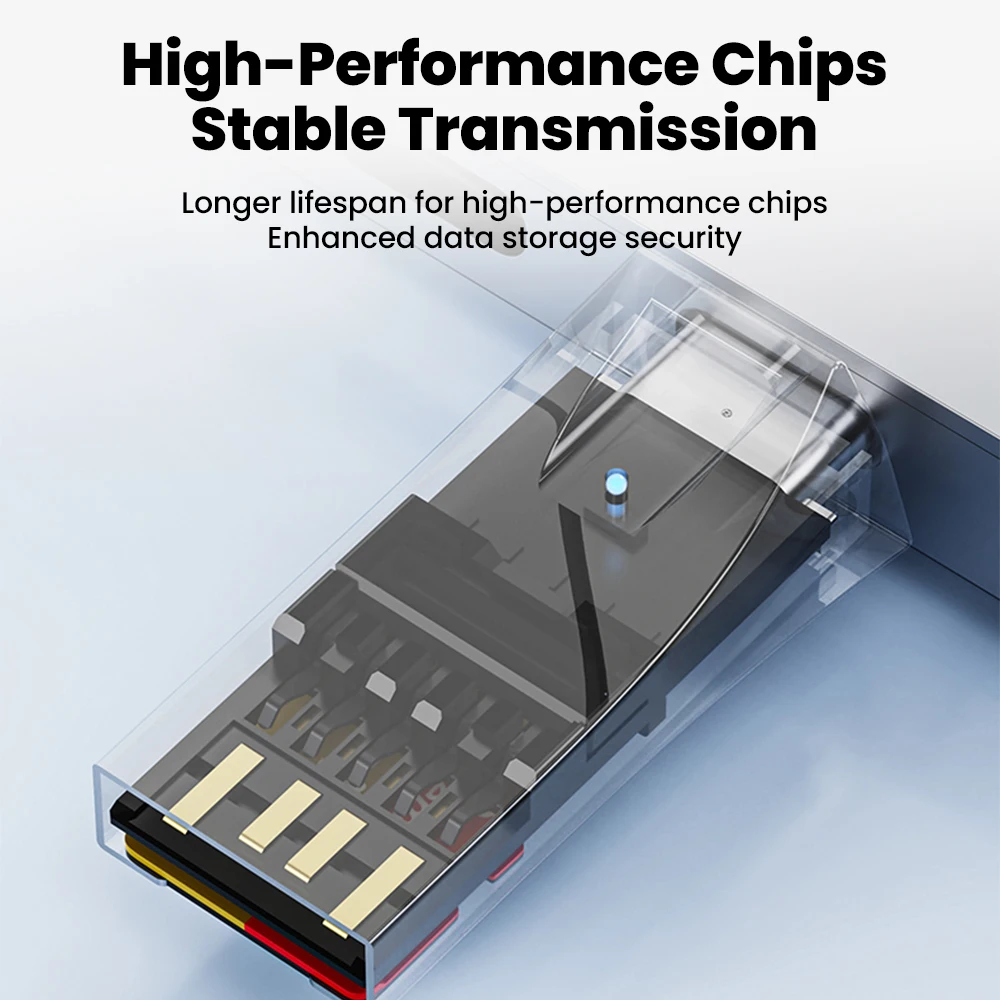 2 in 1 USB-C 카드 리더, USB C-SD 카드 OTG SD/TF 메모리 컨버터 (아이폰 15, 16, 17, PC USB 2.0 다기능 카드 리더)
