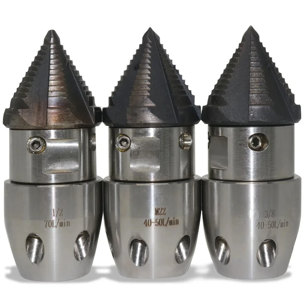 Rotating Nozzle 1/2 M22 3/8 High Pressure Rotating Nozzle Sewer High-Pressure Cleaning Water Gun Sludge Cleaning