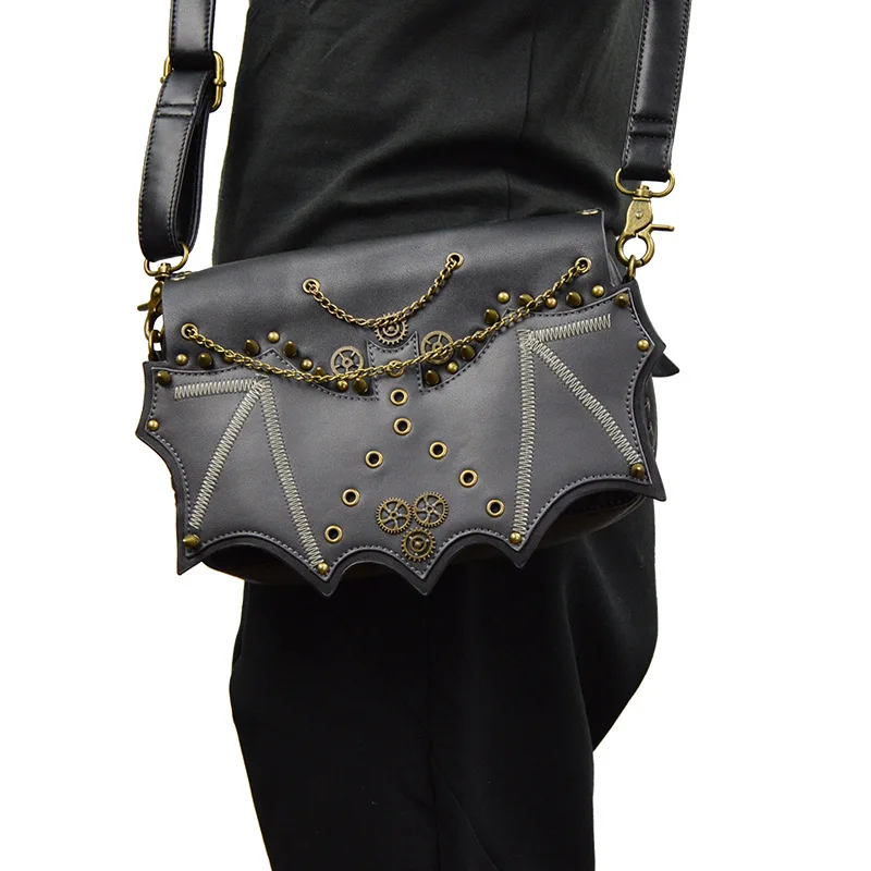 New Punk Women's Bag Single Shoulder Crossbody Portable Large Capacity Shoulder Bag Multifunctional Bag For Women Handbag