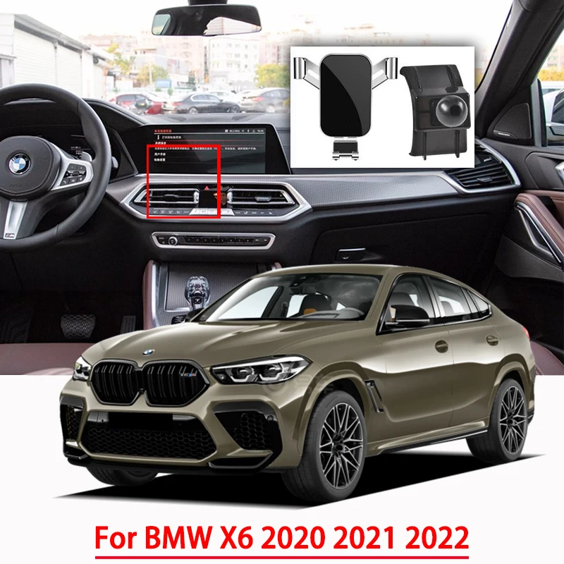 

Автомобильные аксессуары, держатель для BMW X6 2020 2021 2022, специальный кронштейн для гравитационной навигации, поддержка GPS