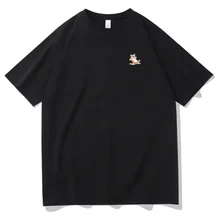 Camiseta de algodón para hombre, prenda de vestir, de manga corta, con Logo de la marca de lujo, a la moda, talla S 6XL