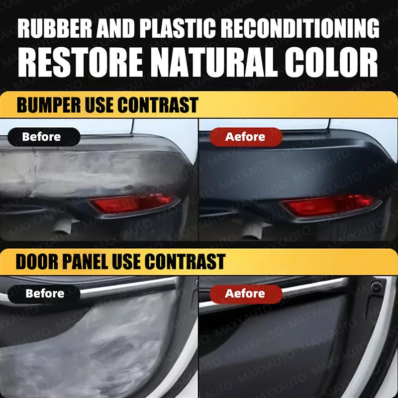 Car Plastic Restorer Back to Black Gloss Coating Leather Renovator Auto Polish Cleaning Product