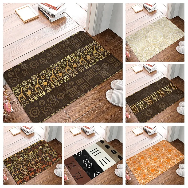 Mandala Anti slip Bath Mat Bathroom Small Rug Shower Mat Home Decor