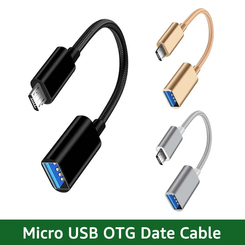 USB Hub Adapter Micro USB OTG Adapter Micro USB Male To 2.0 Female Cable Adapter For Samsung Huawei Xiaomi Android Phone Flash Drive