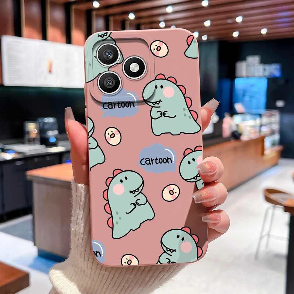 Line Love Print Shockproof Silicone Phone Case Cover