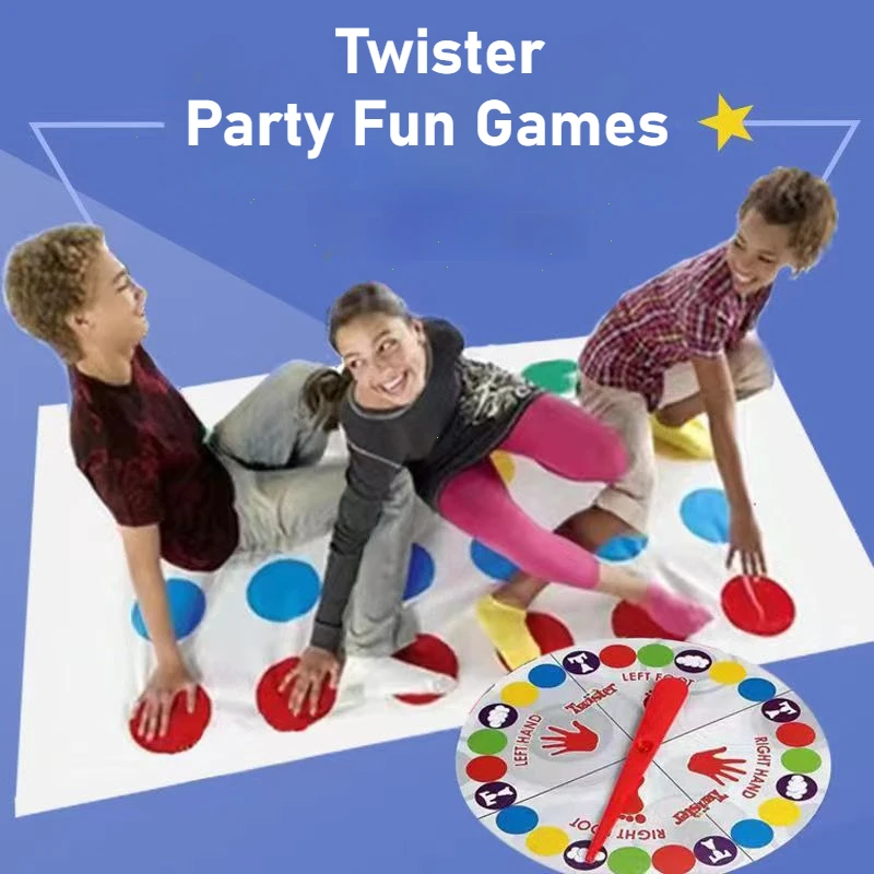 Twist Game Funny Kids Family Body Twisting Move Mat Board Game Party Fun Board Games Party Family Indoor Outdoor Fun Board Games