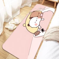 Cute Bubu and Dudu Door Mat Entrance Non-slip Doormat Washable Kitchen Carpet Living Room Hallway Rugs Bathroom Bath Door Mats 1