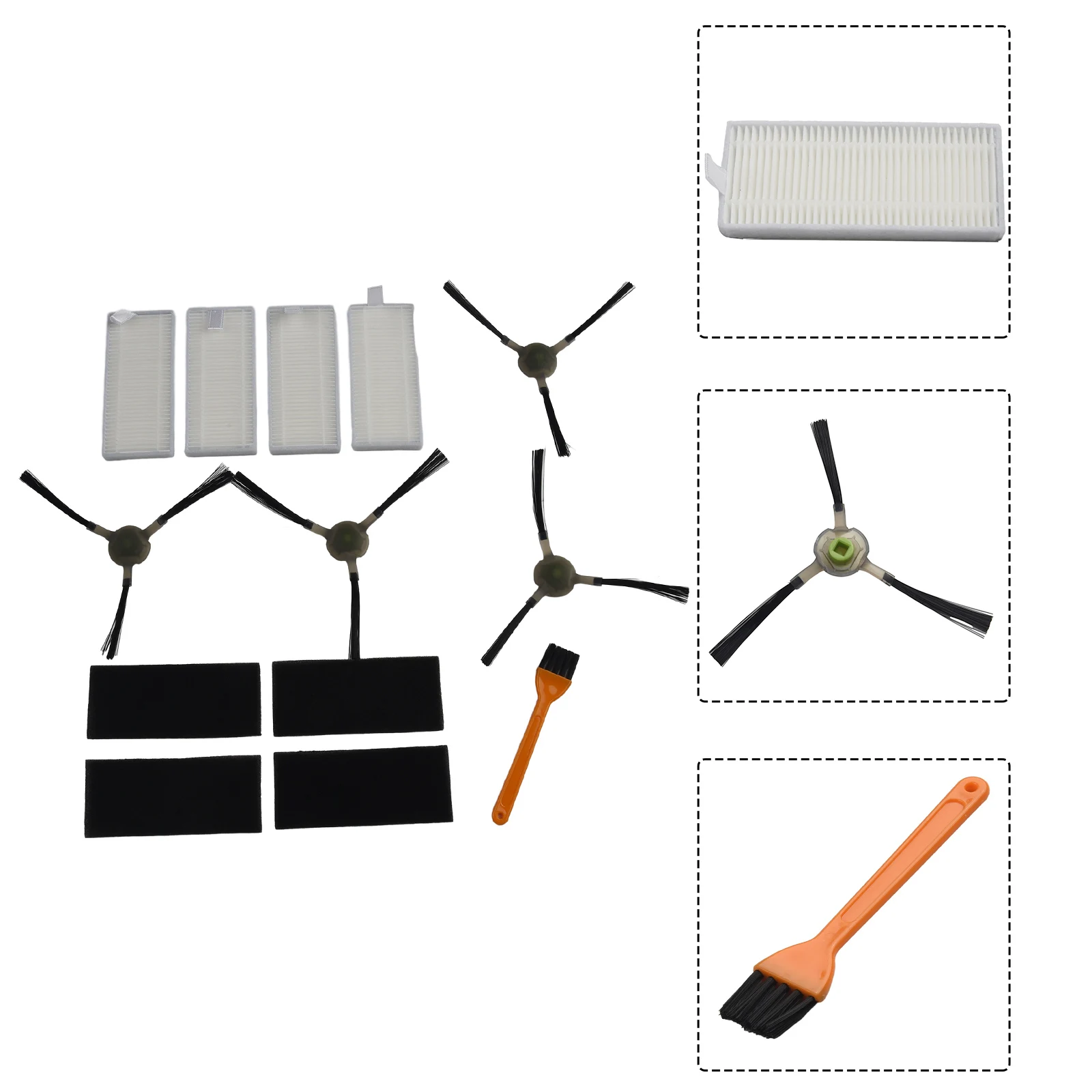 

Durable New 1 Cleaning Brush Side Brush Brand New High Quality Home Kitchen Cleaning More Durable Sweeper Accessories