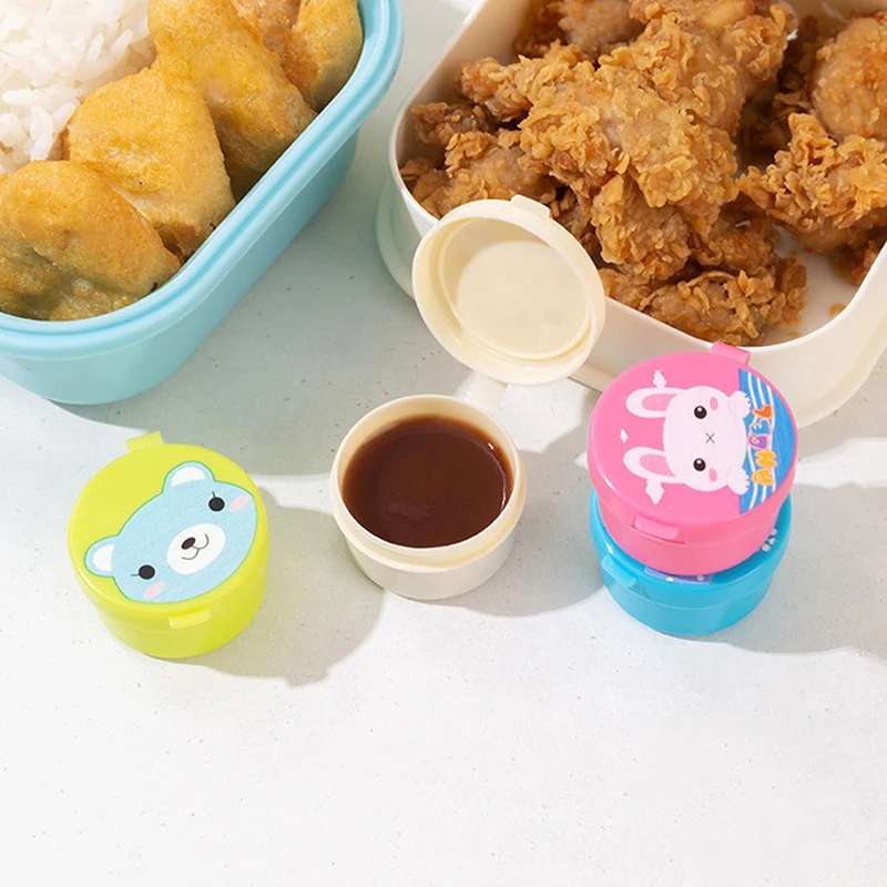 Mini Seasoning Sauce Bottle Portable Ketchup Bottle Salad Dressing Container For Bento Lunch Box Kitchen Accessories