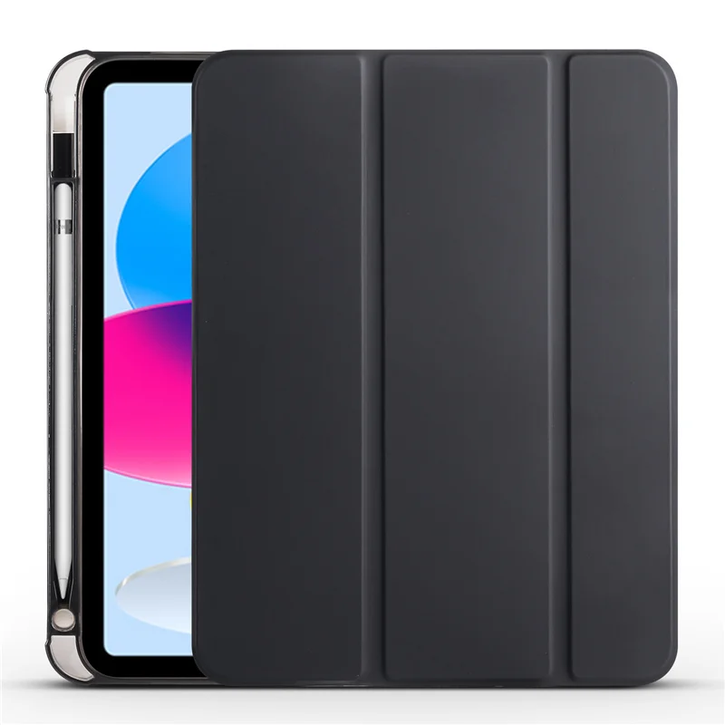 Clear Soft Cover Case with Pencil Holder